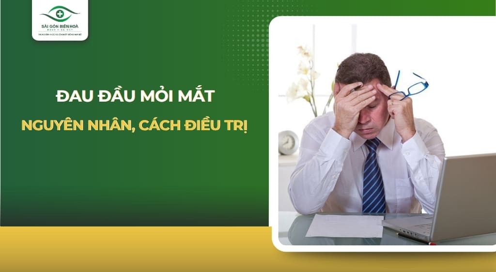 đau đầu mỏi mắt