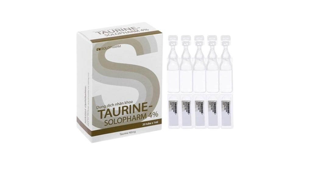 Dung dịch nhãn khoa Taurine-Solopharm 4% chống khô mắt hiệu quả