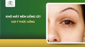 khô mắt nên uống gì