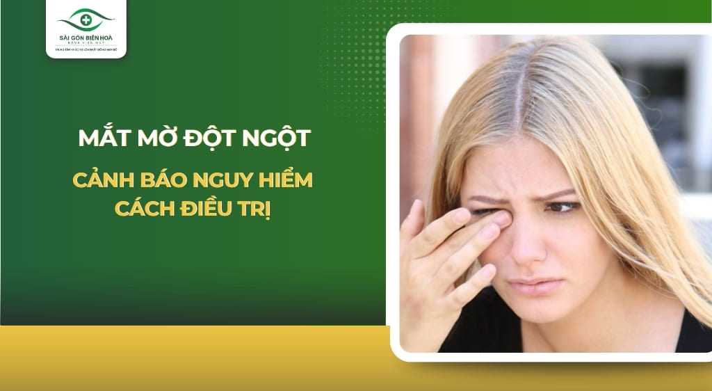 mắt mờ đột ngột