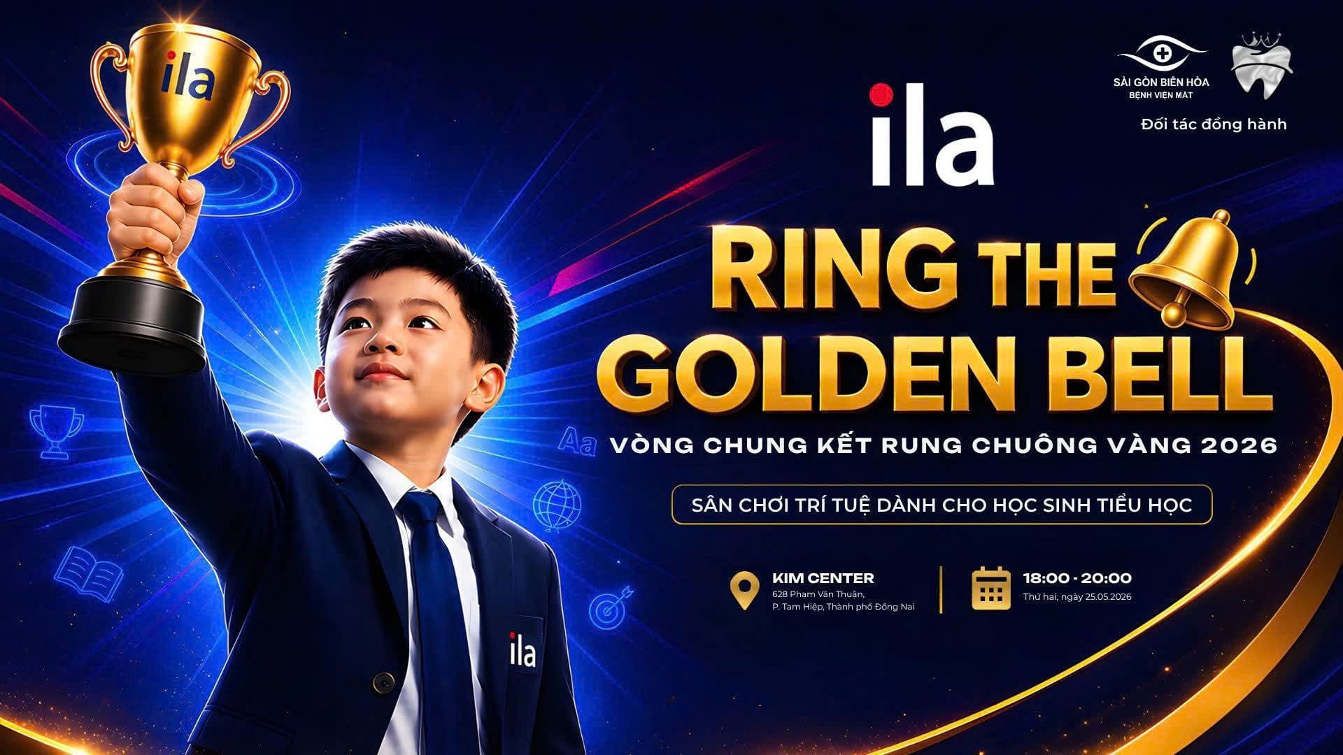 mắt sài gòn biên hòa đồng hành cùng ILA Đồng Nai tại "Ring The Golden Bell 2026"