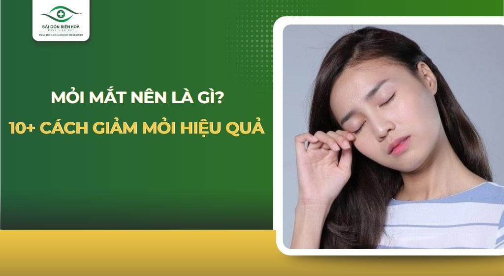mỏi mắt nên làm gì