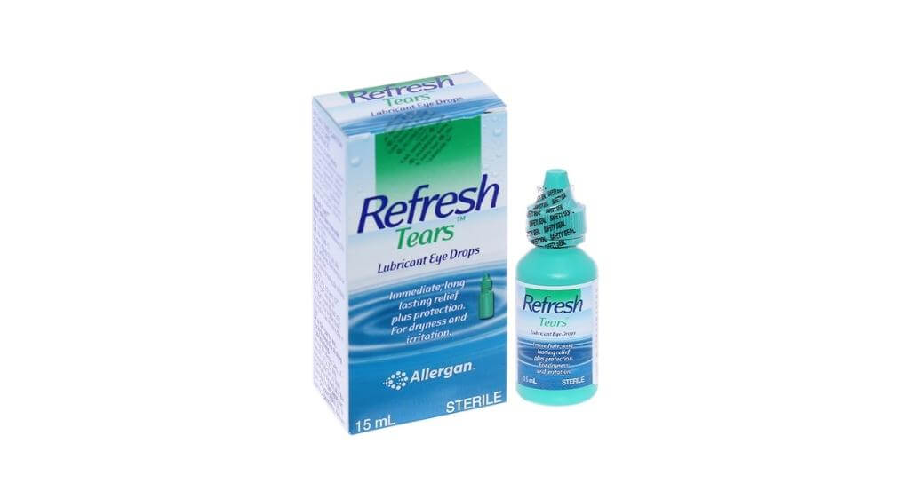 Refresh Tears giúp giảm khô mắt, hạn chế tình trạng đổ ghèn hiệu quả