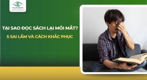 tại sao đọc sách lâu lại mỏi mắt
