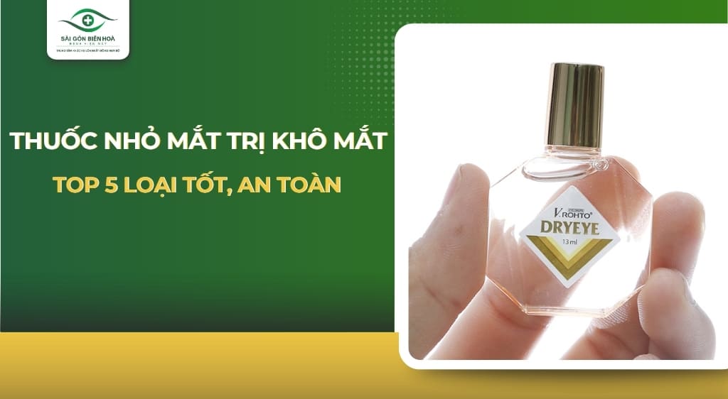 thuốc nhỏ mắt trị khô mắt