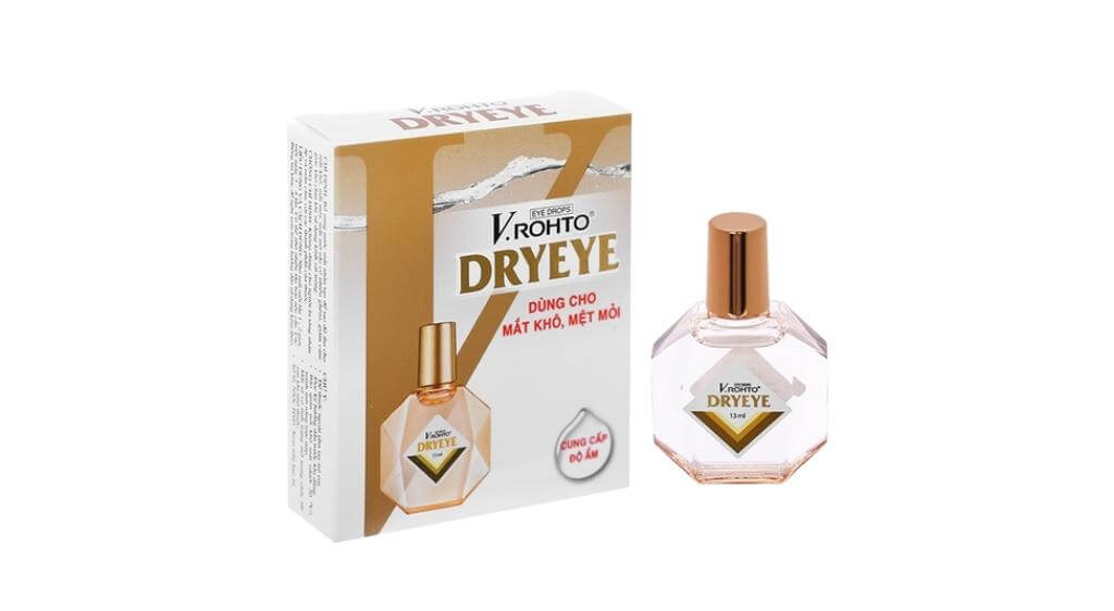 Thuốc nhỏ mắt V.rohto Dryeye Rohto hỗ trợ làm dịu xung huyết giác mạc