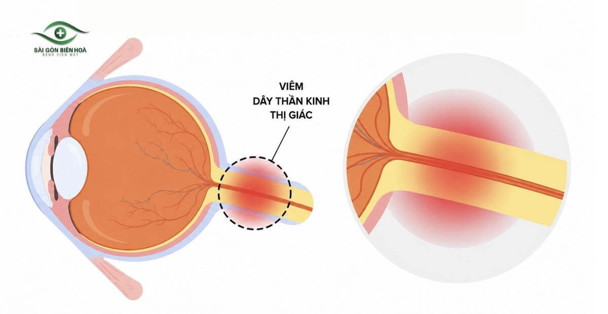 Viêm dây thần kinh thị giác có nguy cơ tái phát và để lại di chứng thị lực