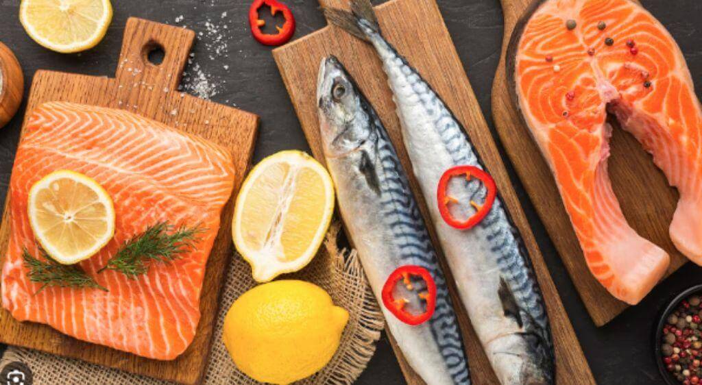 Bổ sung Omega-3, kẽm và Selen có trong cá hồi và các loại hải sản tươi