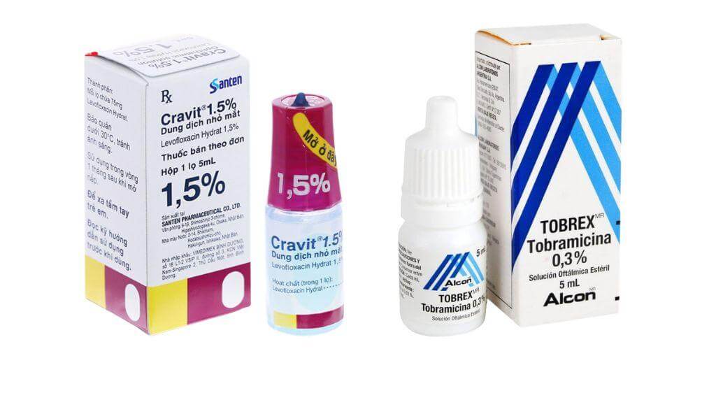 Các loại thuốc nhỏ mắt kháng sinh trị lẹo mắt phổ biến