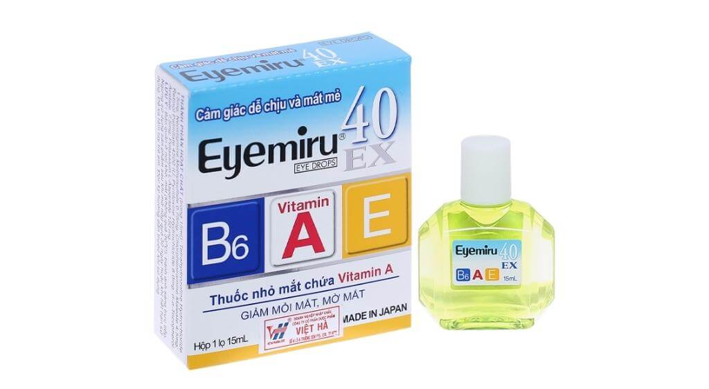 Eyemiru 40 EX giúp giảm mỏi mắt do điều tiết và làm việc cường độ cao