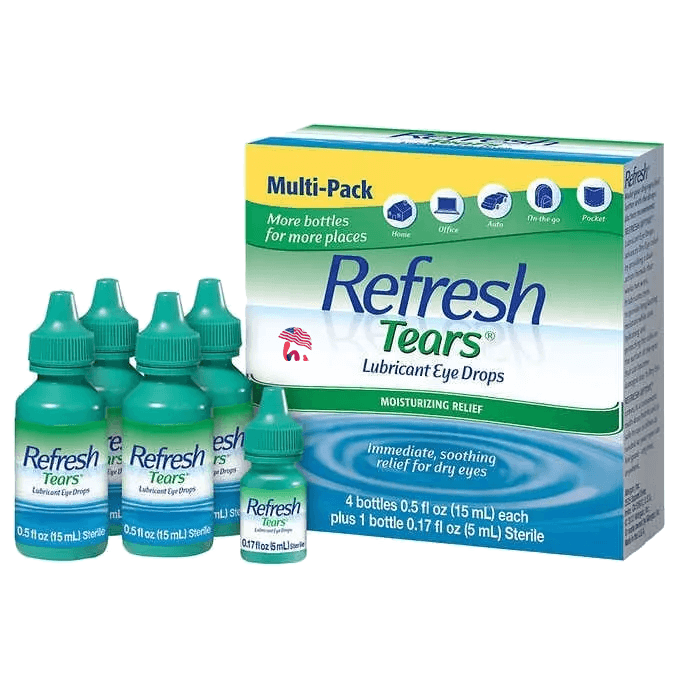 Nước mắt nhân tạo Refresh Tears giúp giảm khô mắt và cấp ẩm cho bề mặt nhãn cầu