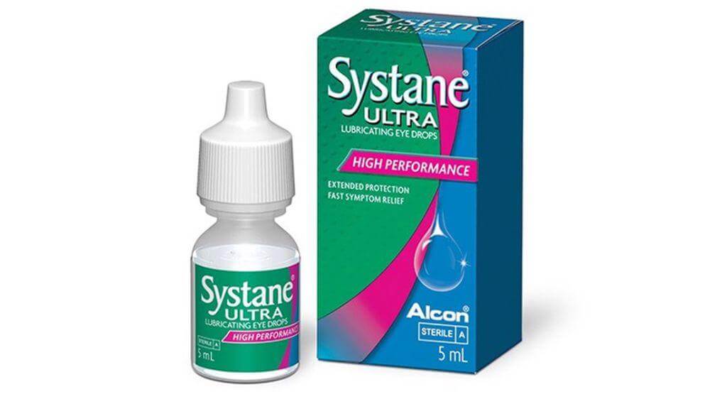 Nước mắt nhân tạo Systane Ultra có tác dụng làm dịu tức thì cảm giác nóng rát, cộm xốn dữ dội