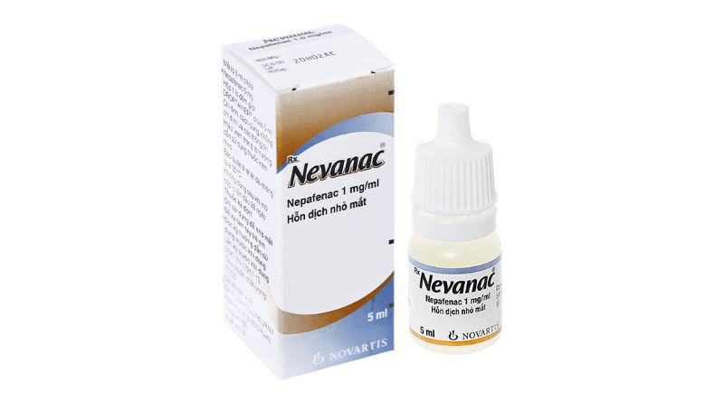 Thuốc nhỏ mắt chứa kháng viêm NSAIDs