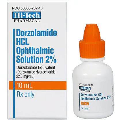 Thuốc nhỏ mắt Dorzolamide, nhóm ức chế Carbonic Anhydrase, giúp hạ nhãn áp