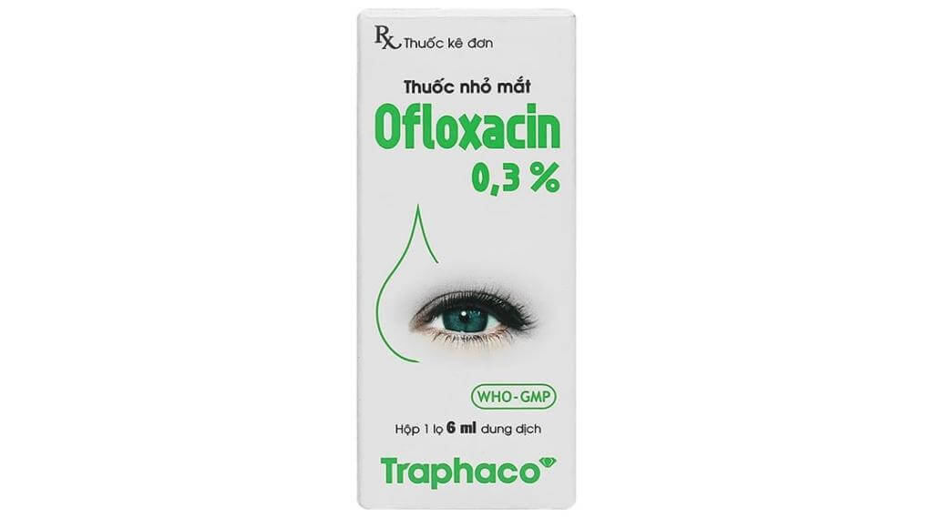 Thuốc nhỏ mắt kháng sinh Ofloxacin 0,3%