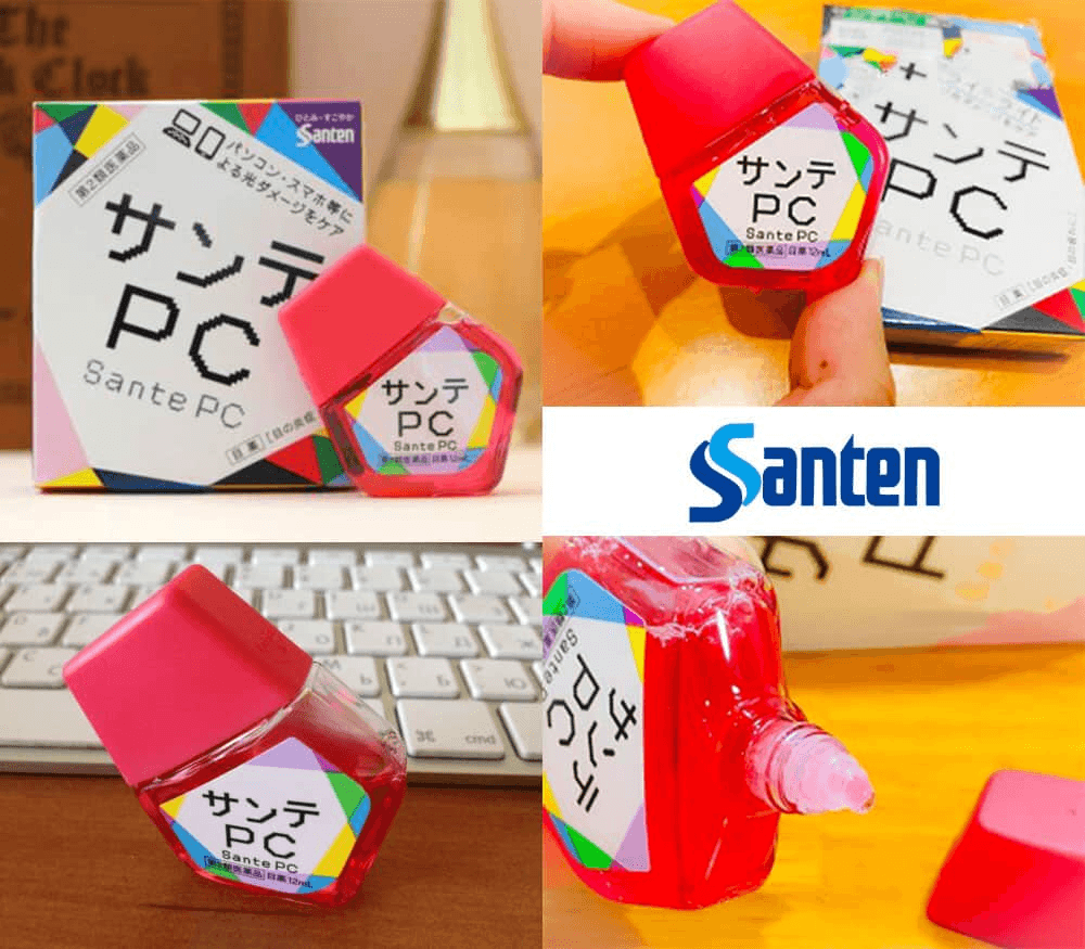 Thuốc nhỏ mắt Santen PC giúp giảm mỏi mắt cho người dùng máy tính