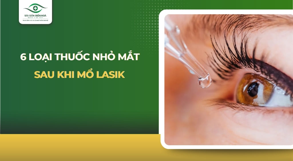 thuốc nhỏ mắt sau khi mổ
