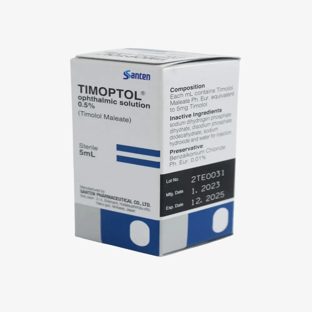Timoptol giúp hạ nhãn áp bằng cách giảm sản xuất thủy dịch trong mắt