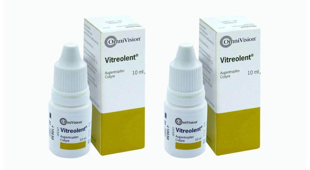 Vitreolent giúp kích thích chuyển hóa tế bào để thúc đẩy hấp thu dịch tiết, đốm đục và vết xuất huyết vi mạch nhỏ của nhãn cầu