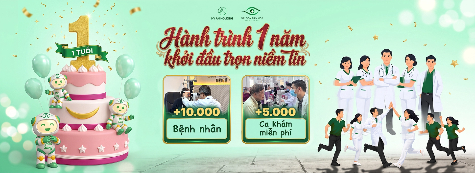 Banner sinh nhật Bệnh viện