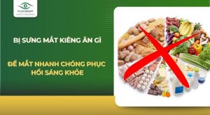 bị sưng mắt kiêng ăn gì