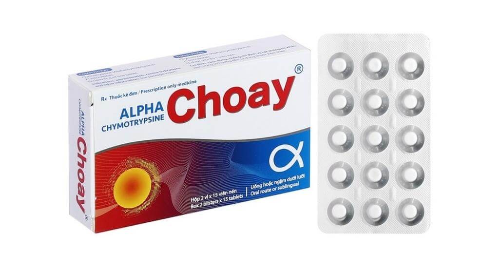 Thuốc kháng viêm như Alpha Choay chỉ nên sử dụng khi có chỉ định của bác sĩ