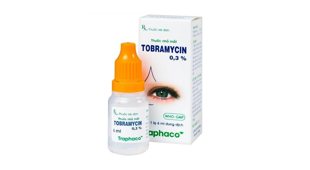 Thuốc nhỏ mắt kháng sinh được sử dụng khi sưng mí mắt do nhiễm khuẩn