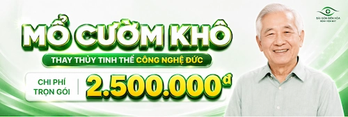 Ưu đãi mổ cườm 2,5 triệu tại Mắt Sài Gòn Biên Hòa
