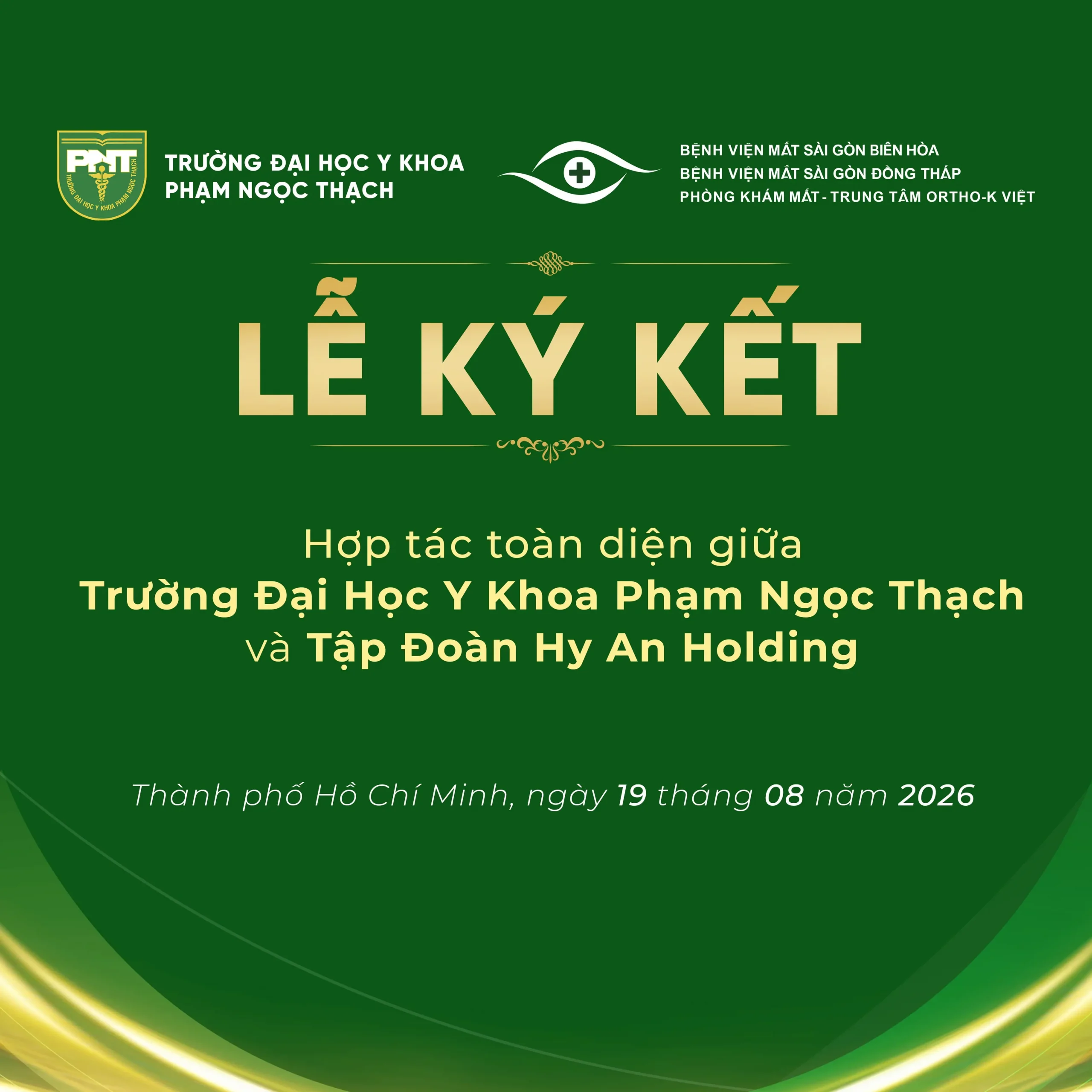 Hợp tác toàn diện trường Đại học Y khoa Phạm Ngọc Thạch và Tập đoàn Hy An Holding