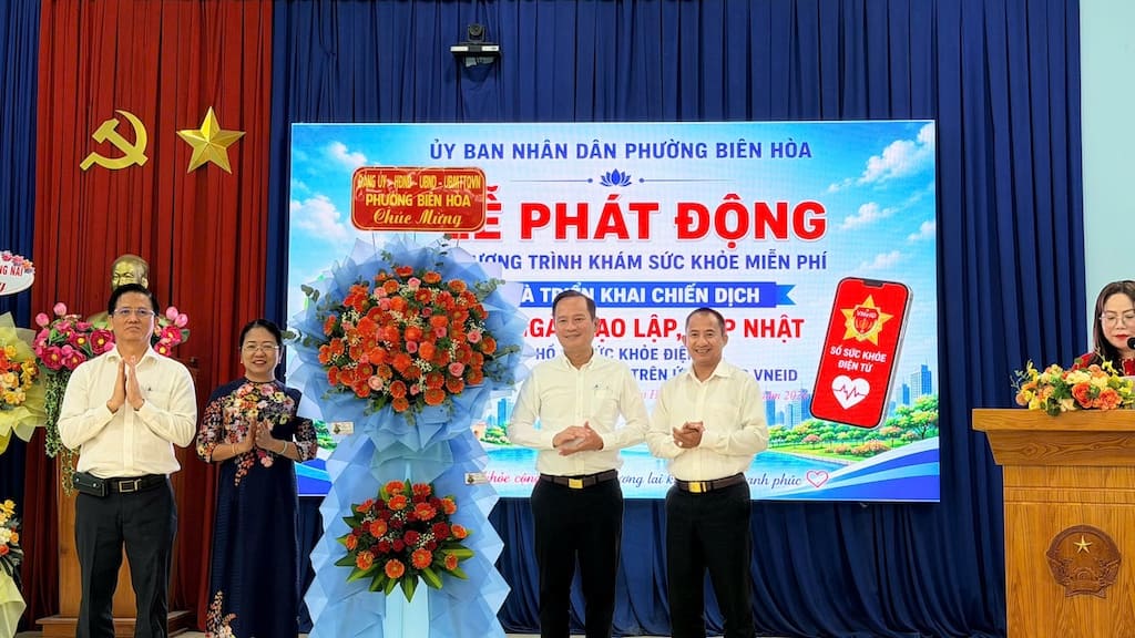 Mắt Sài Gòn Biên Hòa đồng hành cùng Lễ phát động chương trình khám sức khoẻ miễn phí