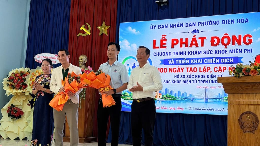 Mắt Sài Gòn Biên Hòa đồng hành cùng Lễ phát động chương trình khám sức khoẻ miễn phí