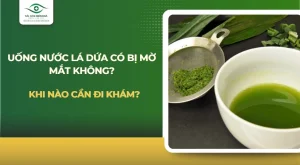 Uống nước lá dứa có bị mờ mắt không