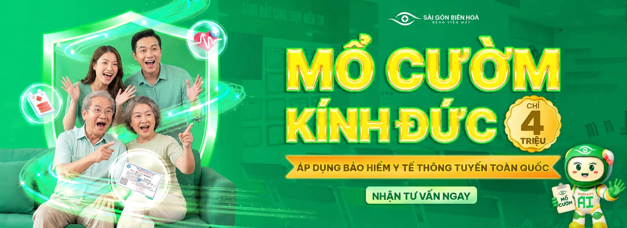 Ưu đãi mổ cườm mắt 4 triệu